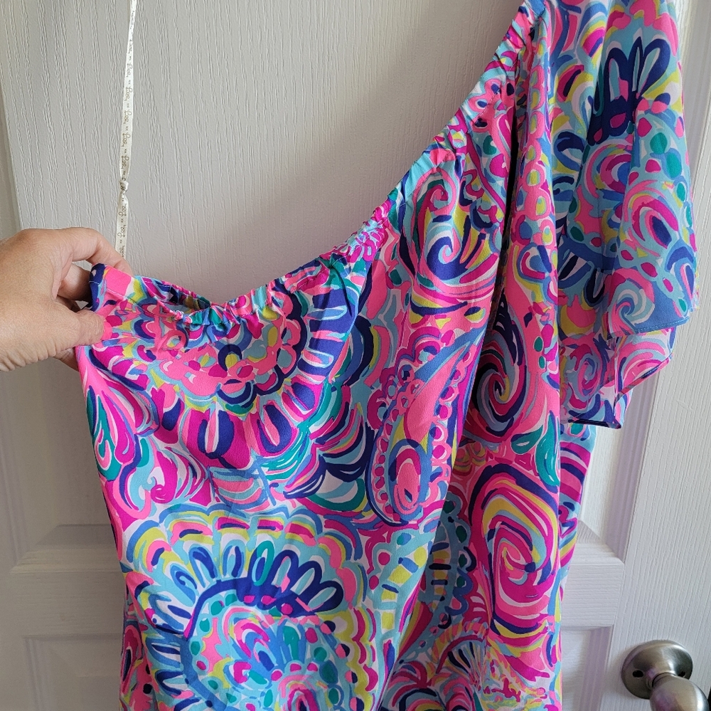 One shoulder Lilly Pulitzer Blouse